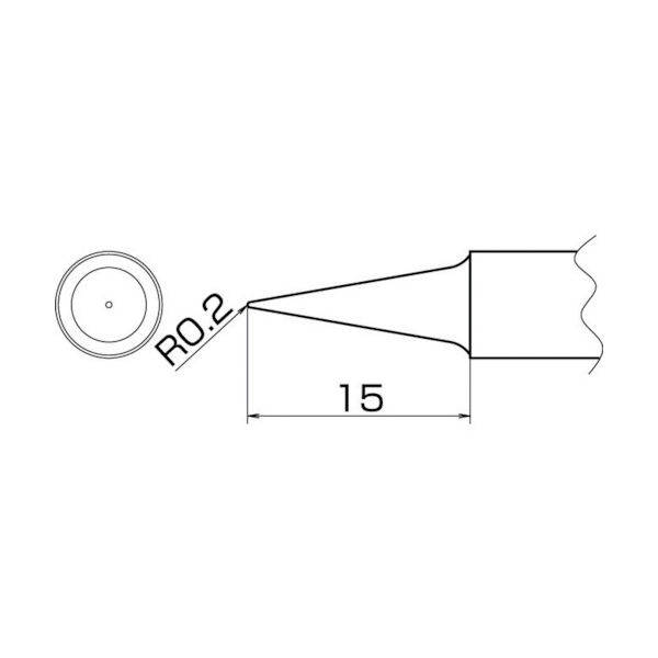 白光 こて先 BL型 T20-BL 1本(1個) 400-3977（直送品）