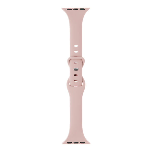 Apple Watch 38/40/41/42mm バンド 「CORVIN」 スリムシリコンバンド ピンク（直送品）
