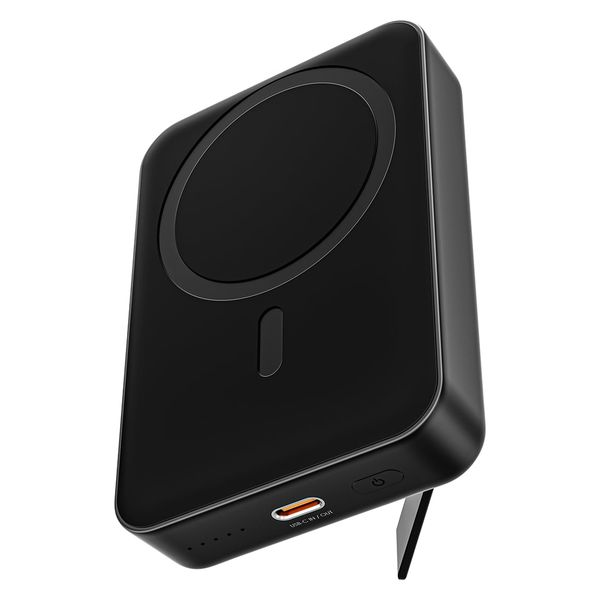 AUKEY モバイルバッテリー 10000mAh マグネット式 ワイヤレス充電 MagLink ブラック PB-ML01-BK 1個