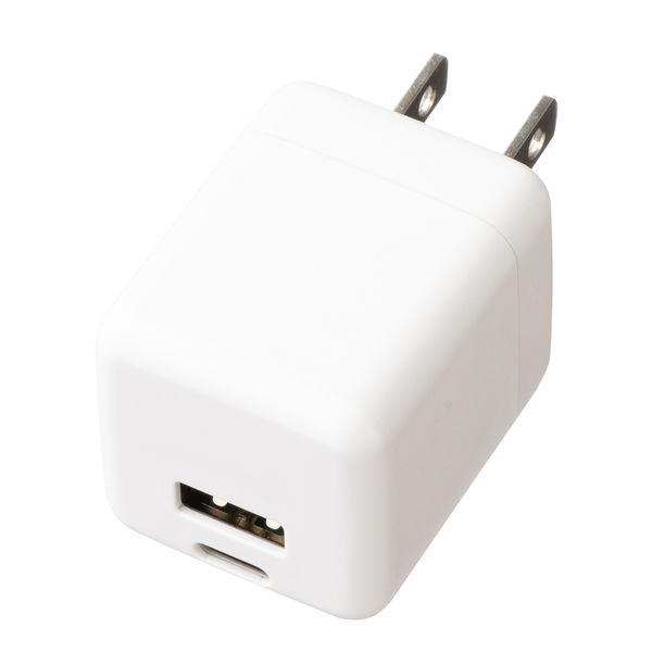 アスクル限定 充電器 20W USB-A×1 USB Type-C×1 iPhone Android スマホ・タブレット向け ACアダプター オリジナル