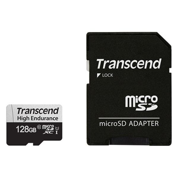 Transcend（トランセンド）高耐久microSDXCカード 128GB U1対応 TS128GUSD350V 1個