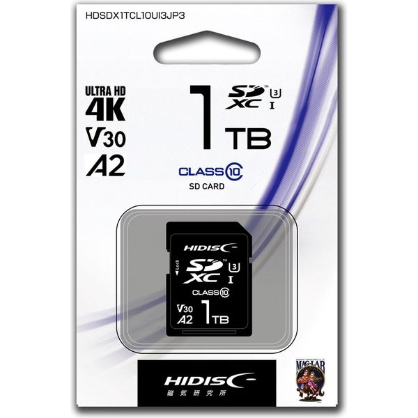 磁気研究所 HIDISC SDXCカード 1TB U3/V30対応 HDSDX1TCL10UIJP3